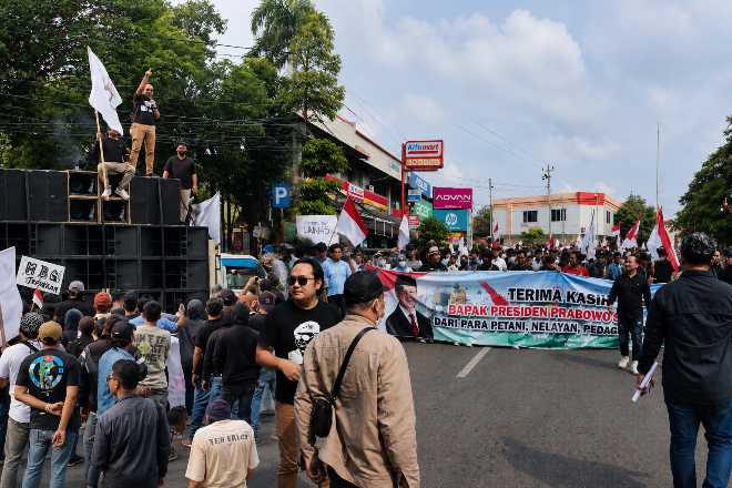 Ribuan Warga Pati Turun ke Jalan, Desak Program Pro Rakyat Presiden Prabowo Terus Berlanjut