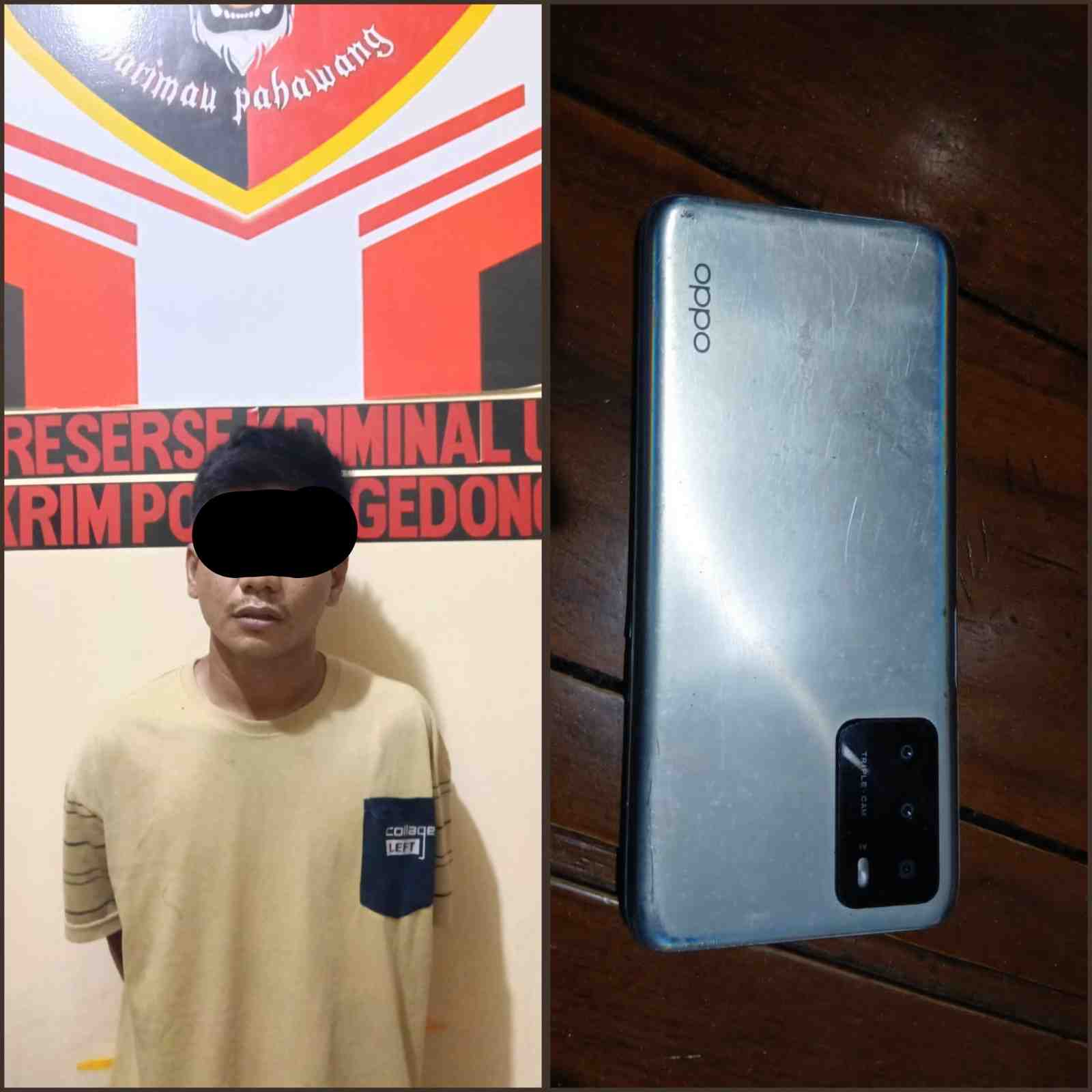 Tekab 308 Polsek Gedong Tataan Tangkap Terduga Spesialis Curat, Dua Kasus Berhasil Diungkap