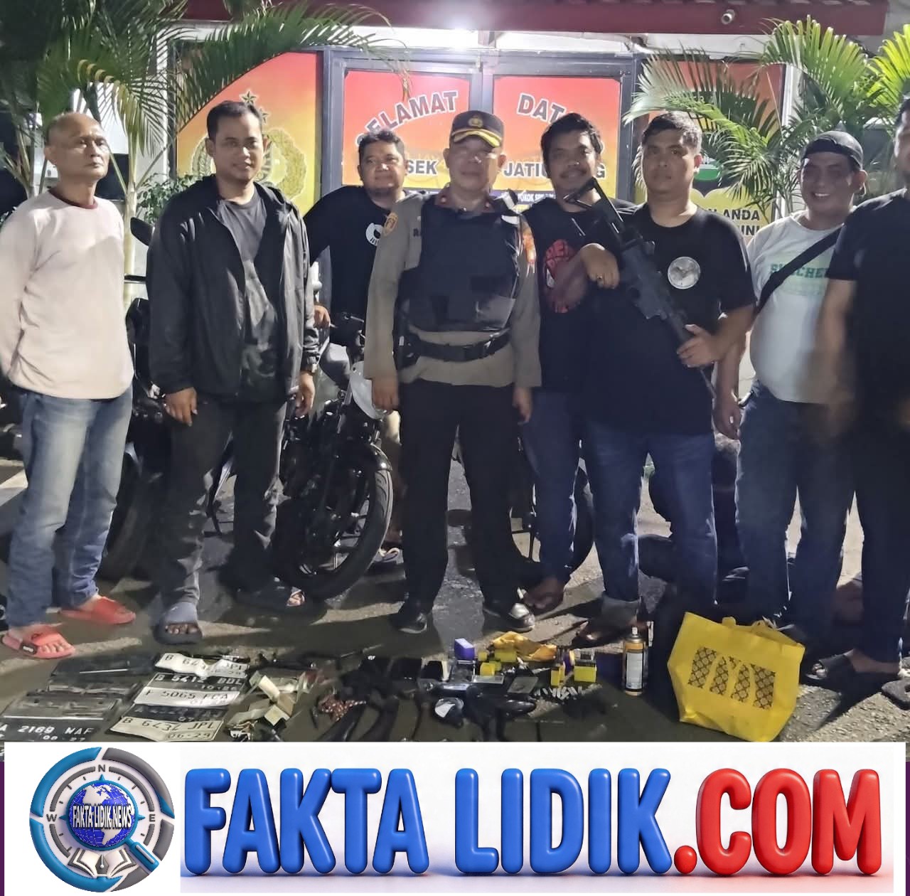 Dua Pelaku Ranmor Dibekuk Opsnal Polsek Jati Uwung Polres Tangerang Kota