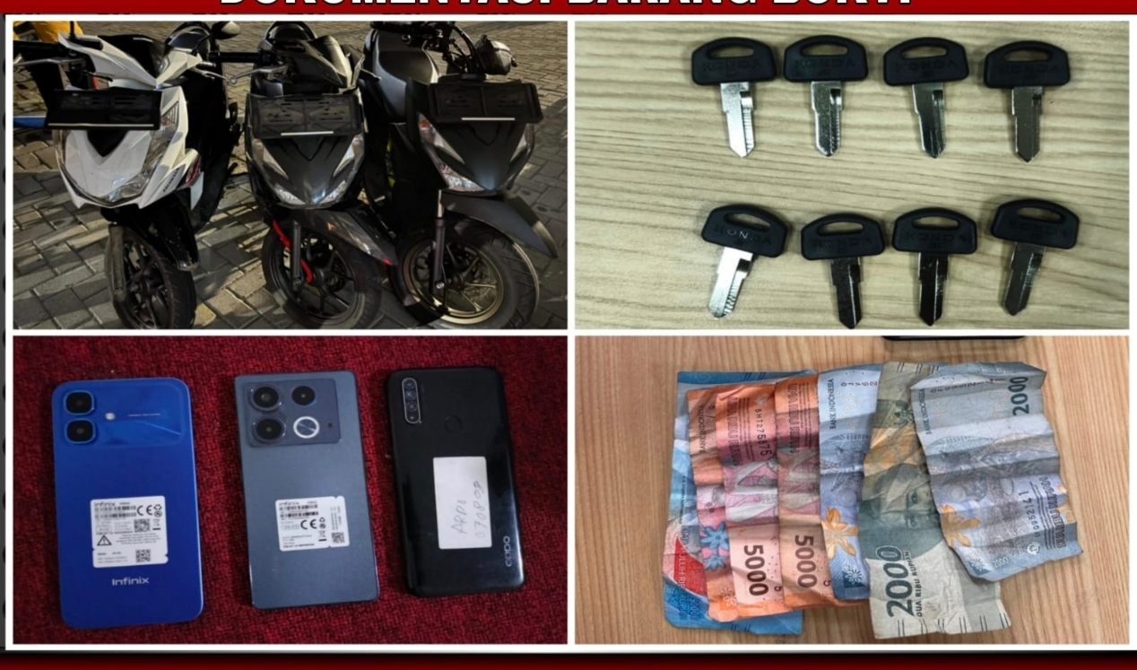 Resmob Tangerang Kota Amankan Tiga Terduga Penadah, Belasan Motor Diduga Sudah Berpindah Tangan
