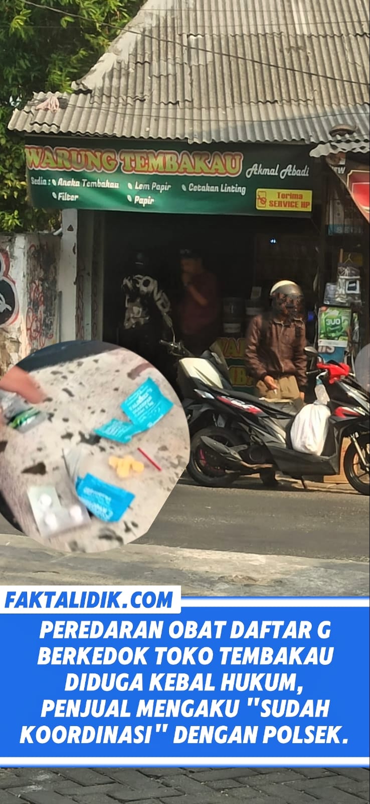 Peredaran Obat Keras Daftar G Berkedok Toko Tembakau Diduga Masih Beroperasi, Penjaga Toko Mengaku "Sudah Koordinasi" dengan Aparat