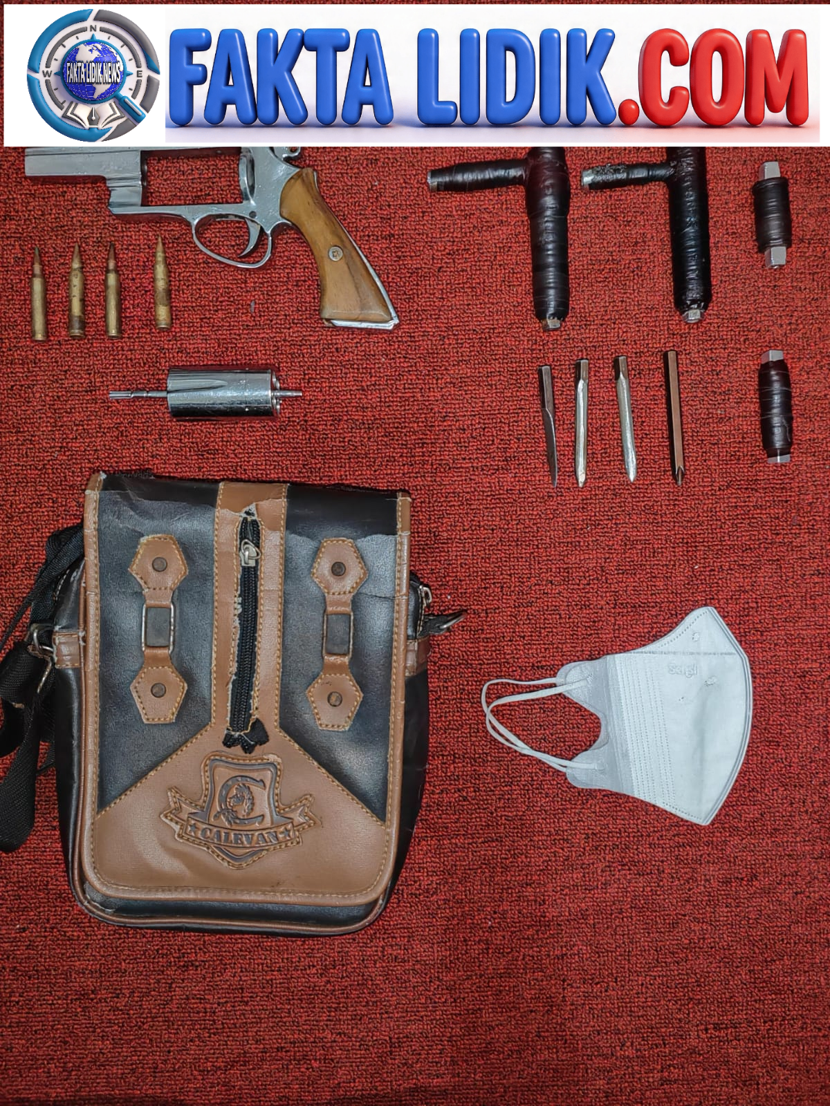 Aksi Nekat Remaja Curi Motor Berujung Penangkapan, Polisi Temukan Senpi dan Peluru